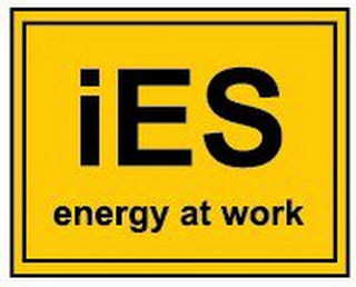 IES ENERGY AT WORK