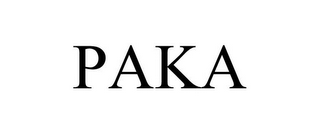 PAKA