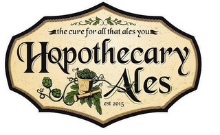 HOPOTHECARY ALES THE CURE FOR ALL THAT ALES YOU EST 2015