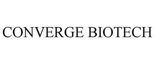 CONVERGE BIOTECH