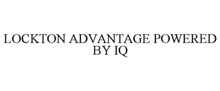 LOCKTON ADVANTAGE POWERED BY IQ