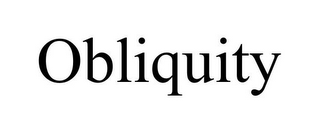 OBLIQUITY