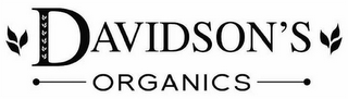 DAVIDSON'S ORGANICS