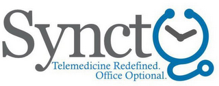 SYNCT TELEMEDICINE REDEFINED. OFFICE OPTIONAL.