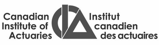 CANADIAN INSTITUTE OF ACTUARIES CIA INSTITUT CANADIEN DES ACTUAIRES