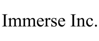 IMMERSE INC.