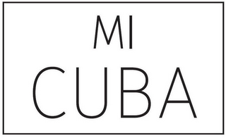 MI CUBA