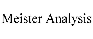 MEISTER ANALYSIS