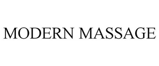 MODERN MASSAGE