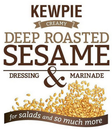 KEWPIE CREAMY DEEP ROASTED SESAME DRESSING & MARINADE FOR SALADS AND SO MUCH MORE