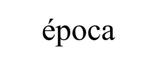 ÉPOCA