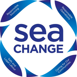 SEA CHANGE RESPONSIBLE SOURCING RESPONSIBLE OPERATIONS SAFE AND LEGAL LABOUR CARING FOR OUR COMMUNITIES