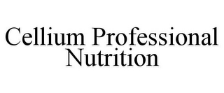 CELLIUM PROFESSIONAL NUTRITION