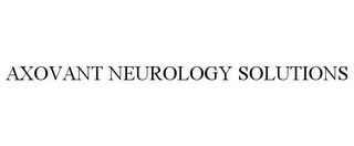 AXOVANT NEUROLOGY SOLUTIONS