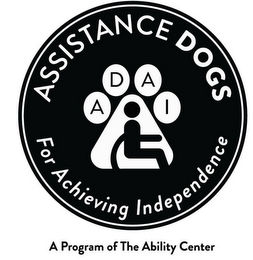 ASSISTANCE DOGS FOR ACHIEVING INDEPENDENCE ADAI A PROGRAM OF THE ABILITY CENTER