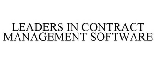 LEADERS IN CONTRACT MANAGEMENT SOFTWARE