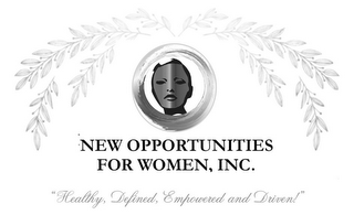 NEW OPPORTUNITIES FOR WOMEN, INC. "HEALTHY, DEFINED, EMPOWERED AND DRIVEN!"