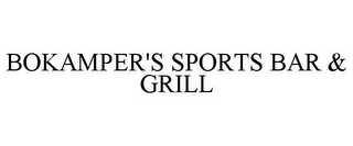 BOKAMPER'S SPORTS BAR & GRILL