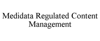 MEDIDATA REGULATED CONTENT MANAGEMENT