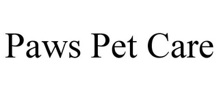 PAWS PET CARE