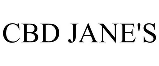CBD JANE'S