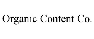 ORGANIC CONTENT CO.