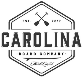 CAROLINA · BOARD COMPANY · EST. 2017 HAND-CRAFTED