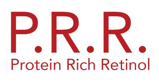 P.R.R. PROTEIN RICH RETINOL