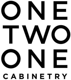 ONE TWO ONE CABINETRY