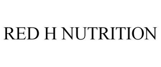 RED H NUTRITION