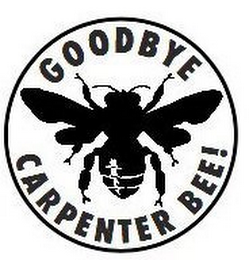 GOODBYE CARPENTER BEE!