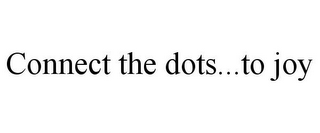 CONNECT THE DOTS...TO JOY