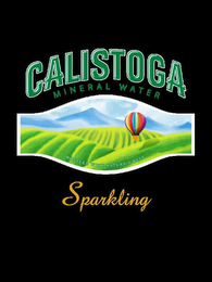 CALISTOGA SPARKLING MINERAL WATER BOTTLED WITH NATURE'S BEST