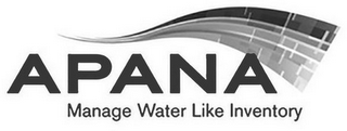 APANA MANAGE WATER LIKE INVENTORY