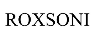 ROXSONI