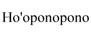 HO'OPONOPONO