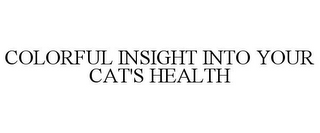 COLORFUL INSIGHT INTO YOUR CAT'S HEALTH