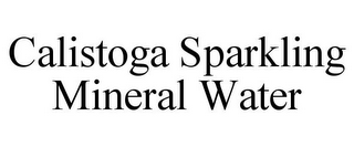 CALISTOGA SPARKLING MINERAL WATER