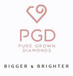 PGD PURE GROWN DIAMONDS BIGGER & BRIGHTER