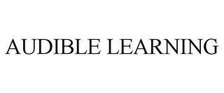 AUDIBLE LEARNING