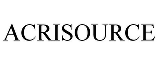 ACRISOURCE