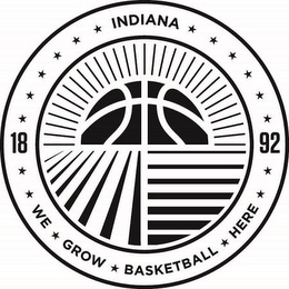 INDIANA WE GROW BASKETBALL HERE 1892