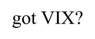 GOT VIX?