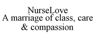 NURSELOVE A MARRIAGE OF CLASS, CARE & COMPASSION