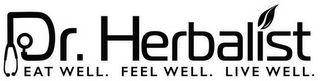 DR. HERBALIST EAT WELL. FEEL WELL. LIVEWELL.