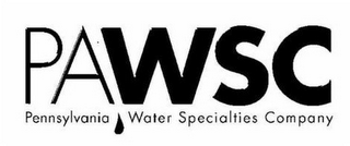 PAWSC PENNSYLVANIA WATER SPECIALTIES COMPANY