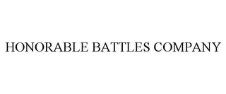 HONORABLE BATTLES COMPANY