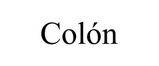 COLÓN