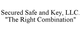 SECURED SAFE AND KEY, LLC. "THE RIGHT COMBINATION"