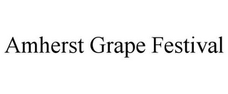 AMHERST GRAPE FESTIVAL